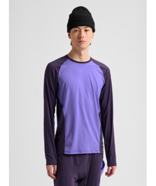 Men's Synthetic Lightweight Base Layer Crewneck - Purple Voltage/Nightshade Purple
