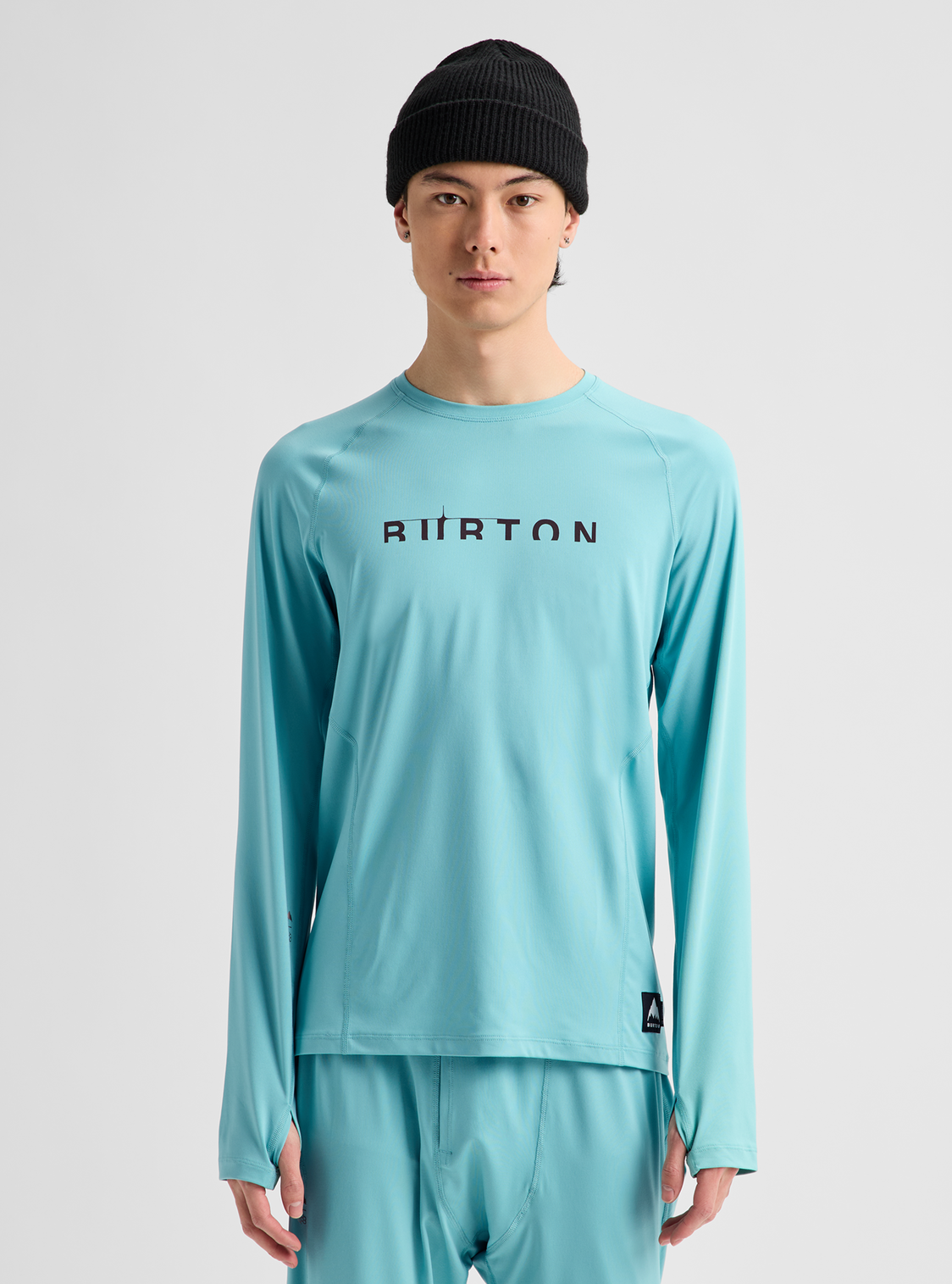 Men's Synthetic Lightweight Base Layer Crewneck - Mineral Blue