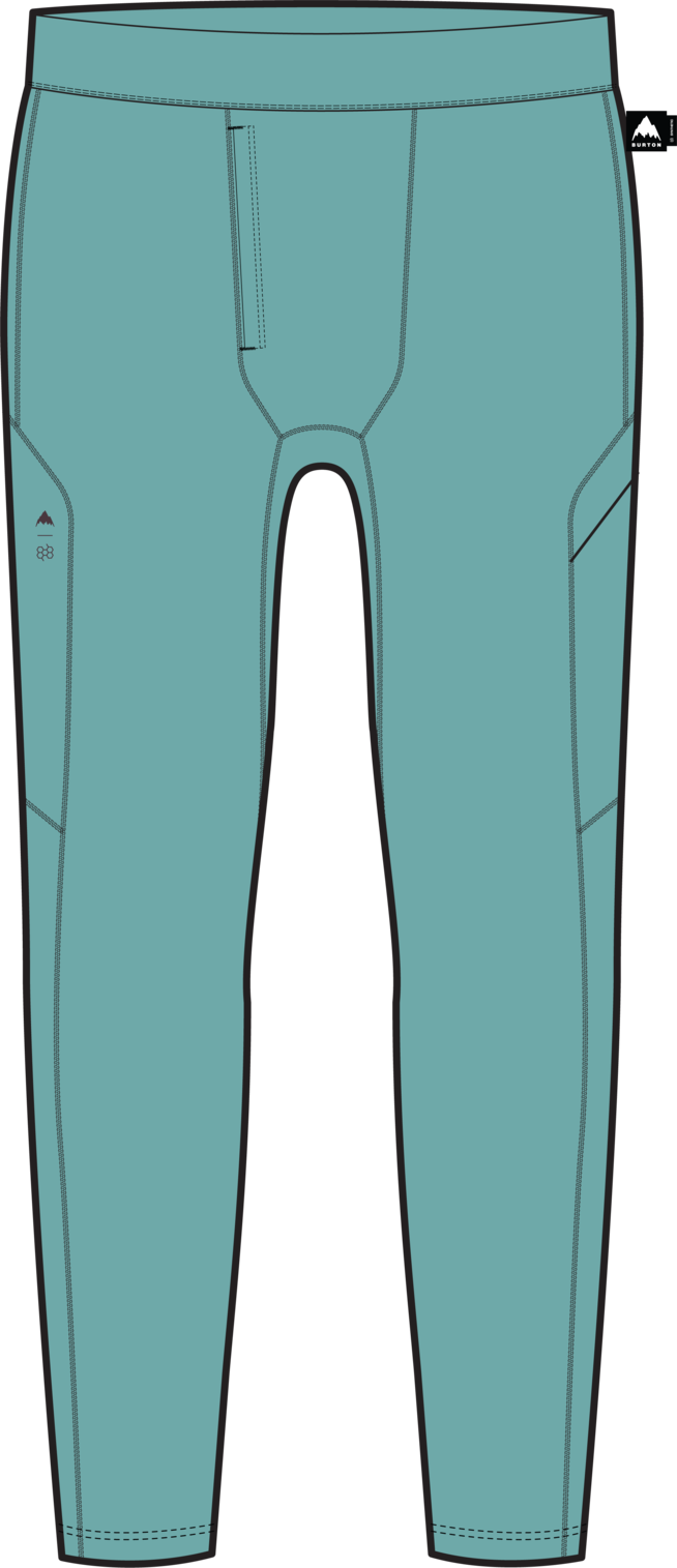 Men's Synthetic Lightweight Basel Layer Pants - Mineral Blue
