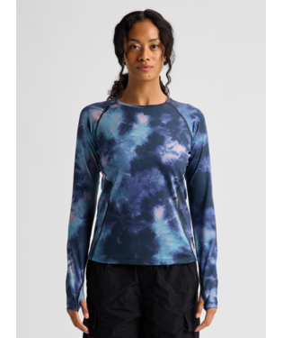 Women's Lightweight Base Layer Crewneck - Crystal Dye