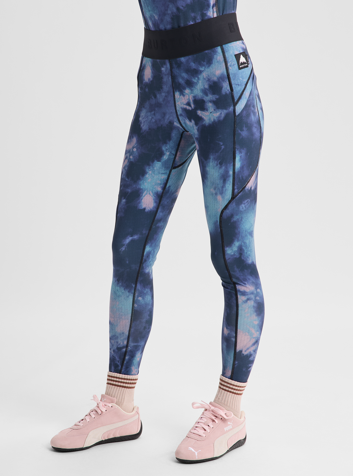 Women's Lightweight Base Layer Pants - Crystal Dye