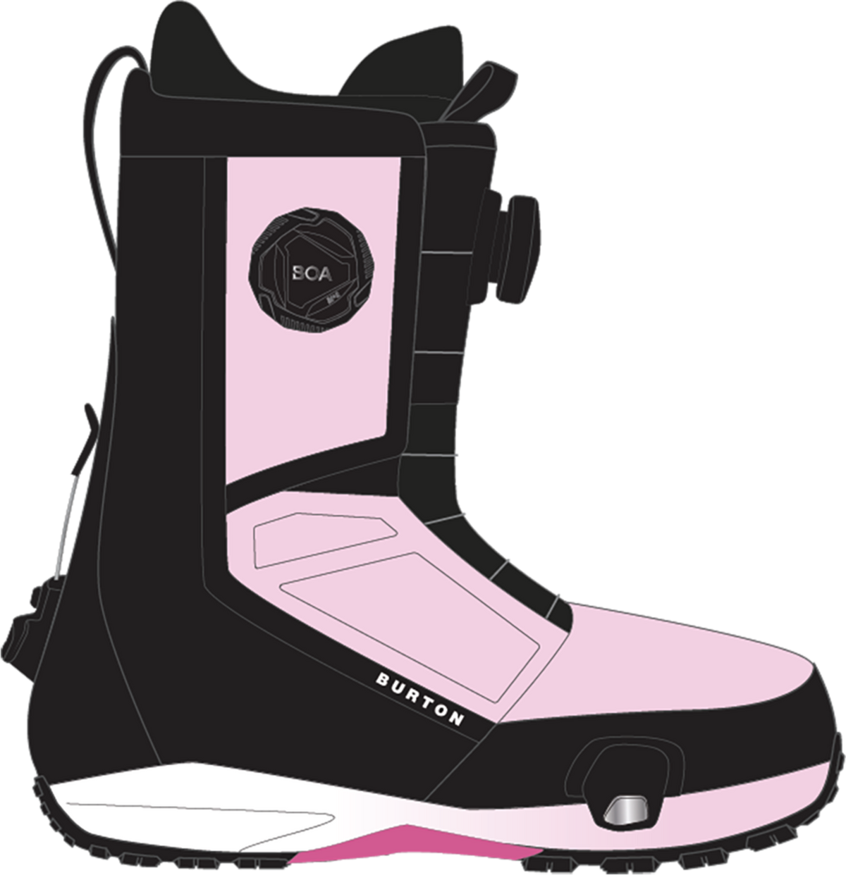 Women's Highshot Plus Step On® Snowboard Boots - Black/Pink