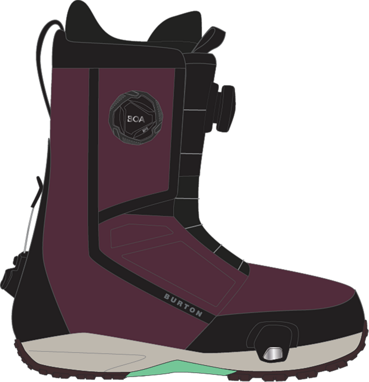 Women's Highshot Plus Step On® Snowboard Boots - Rum Raisin