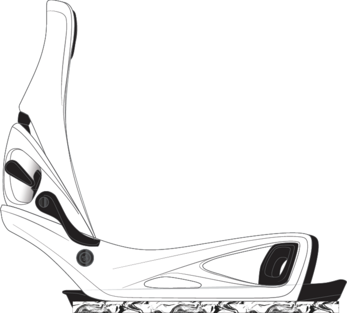 Men's Step On Cartel X Snowboard Bindings - White