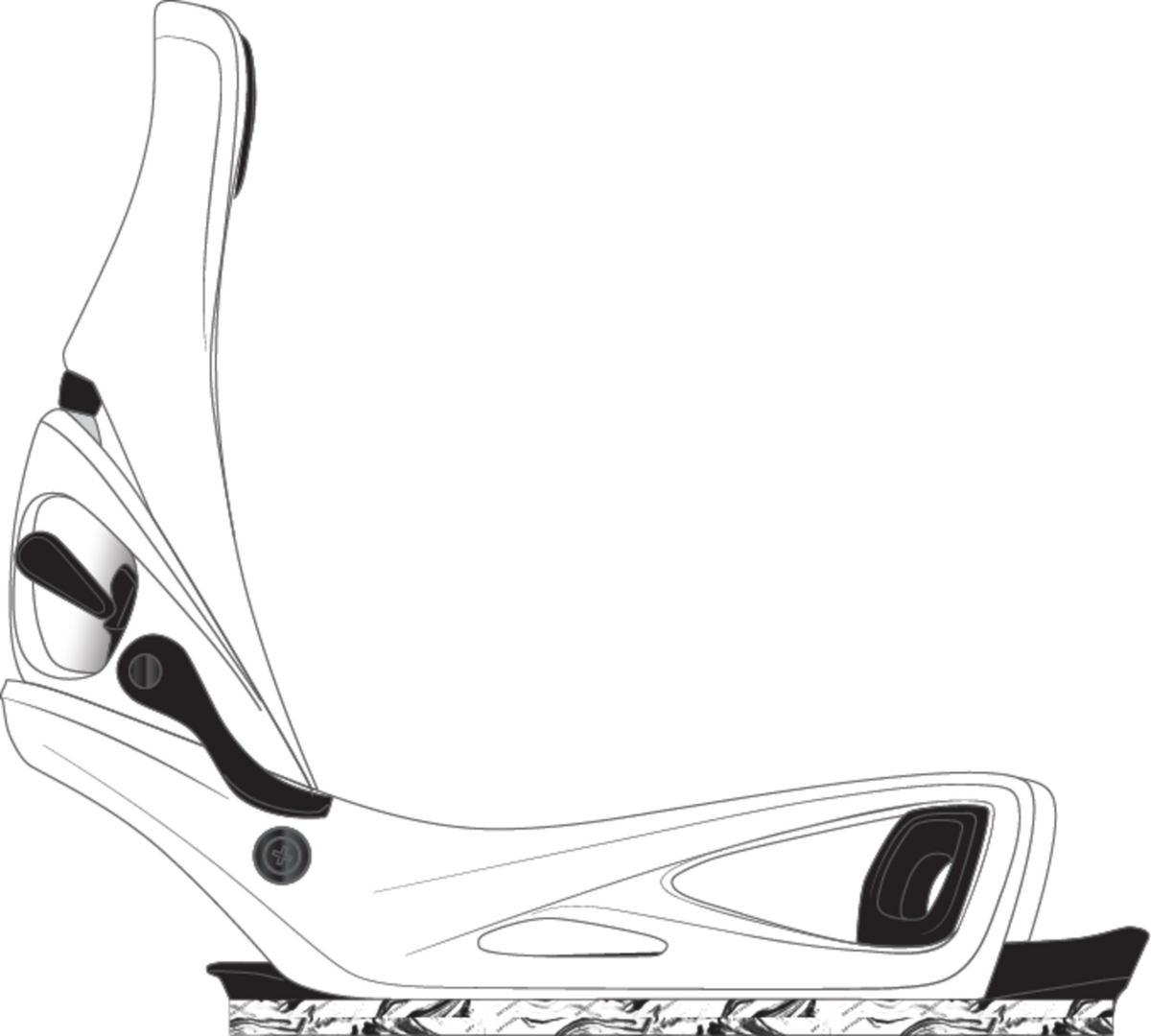 Women's Step On® Lexa X Snowboard Bindings - White