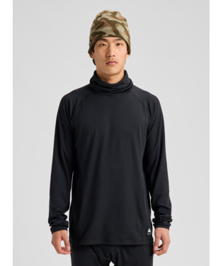 Men's Synthetic Midweight Base Layer Long Neck - True Black