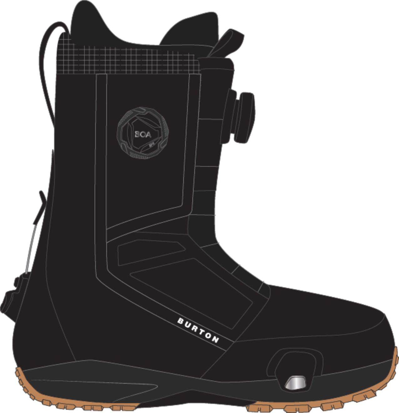 Men's Highshot Plus Step On® Snowboard Boots - Black