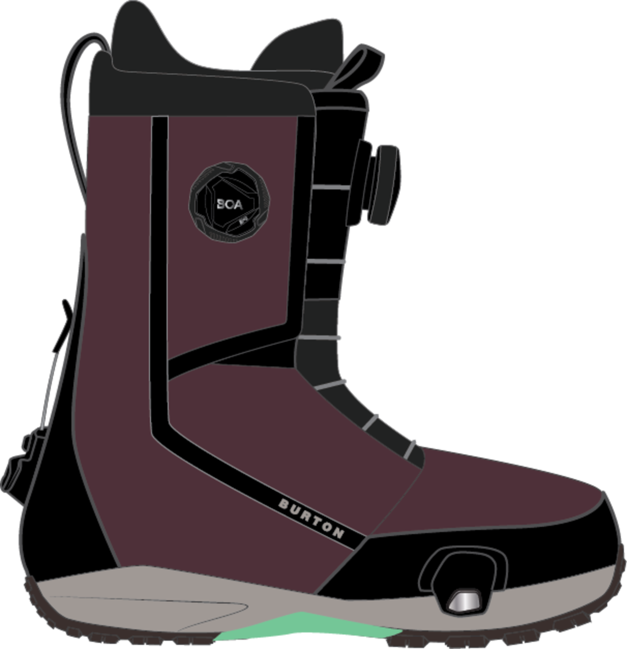 Men's Highshot Plus Step On® Snowboard Boots - Rum Raisin