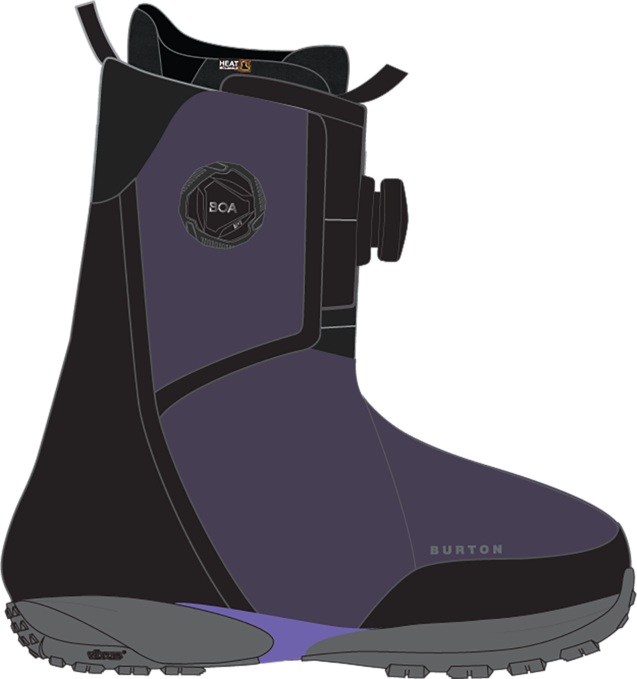 Women's Waverange X Snowboard Boots - Nightshade Purple
