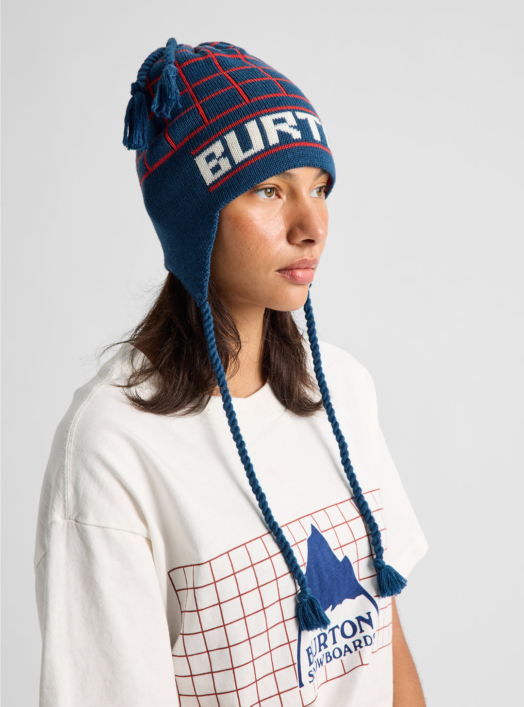 Burton 50th 80's EARFLAP BEANIE SELVBL/PRFRED/STOWHT