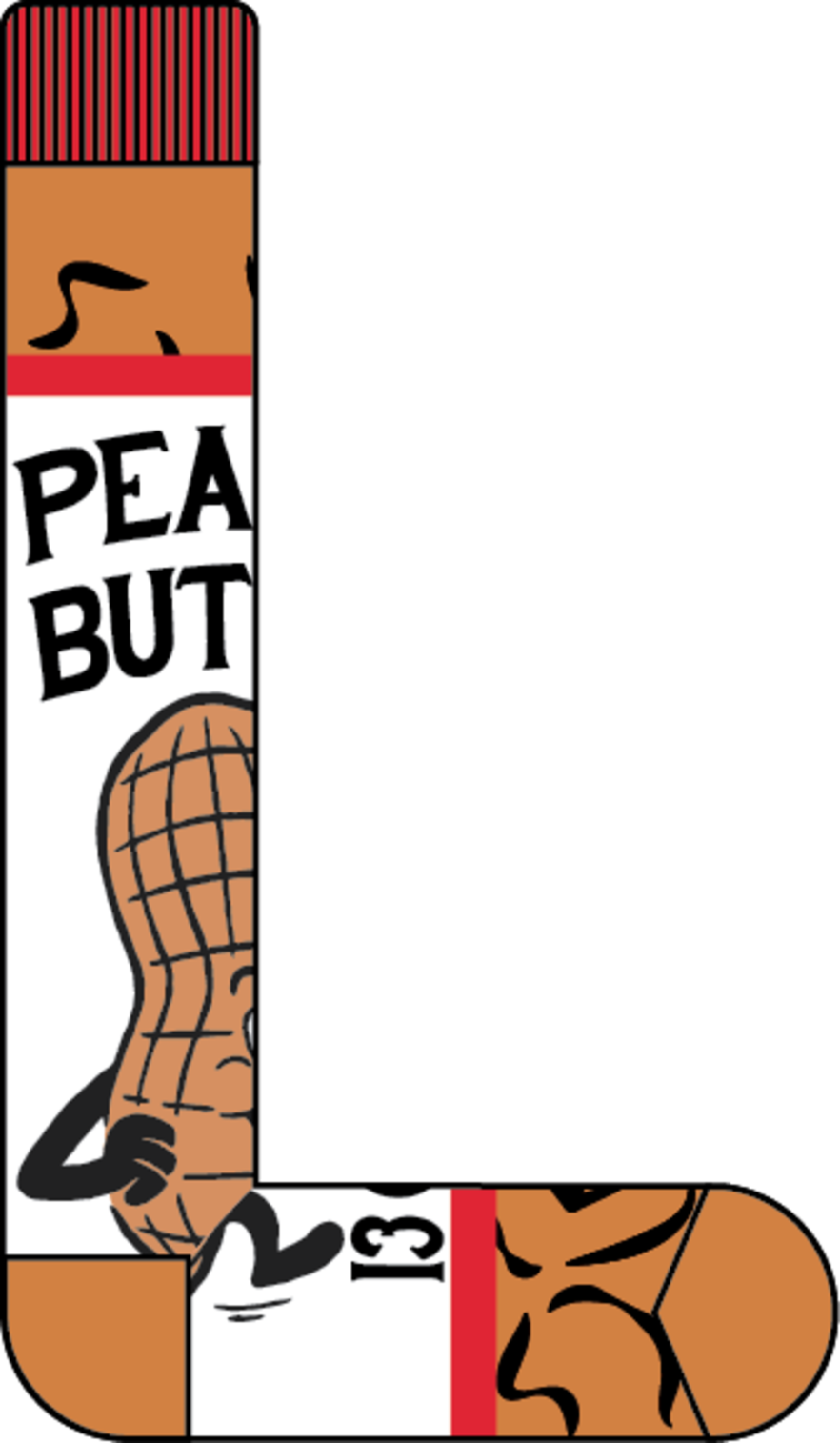 Women's Partylap Sock - PBJ TIME