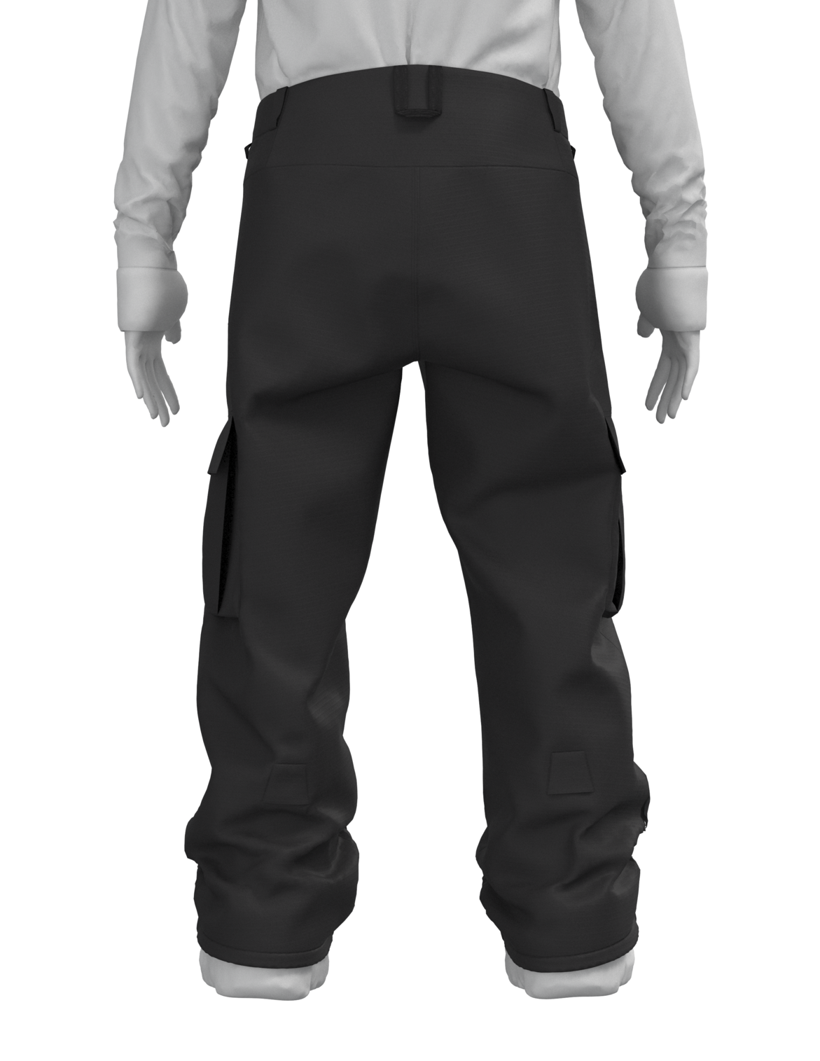 Men's Reserve 2L Baggy Cargo Pant - True Black