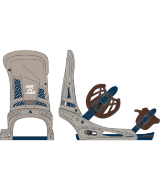 Men's Malavita Snowboard Bindings - Warm Gray