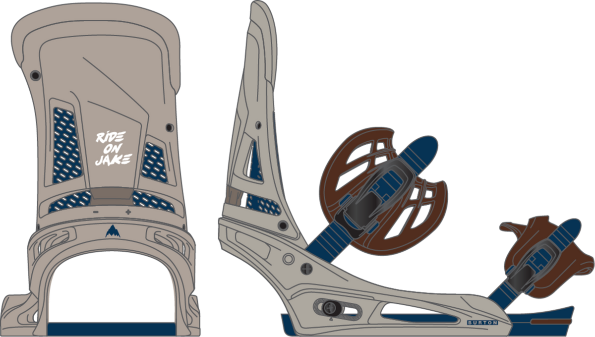 Men's Malavita Snowboard Bindings - Warm Gray