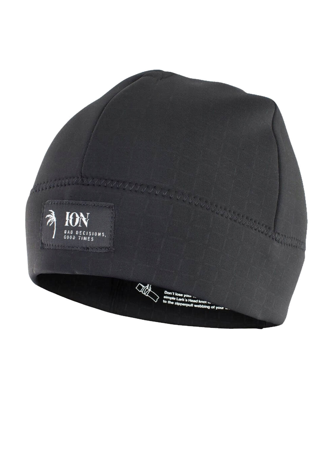 CZAPKA NEOPRENOWA ION NEO LOGO BEANIE BLACK MELANGE 50/M