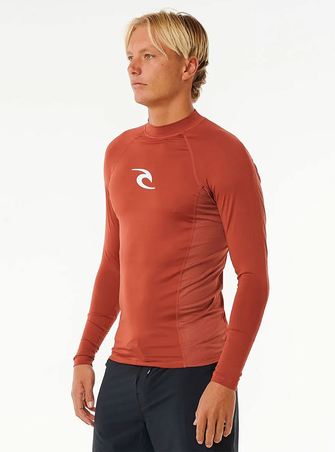 Rip Curl Lycra Waves Upf Perf L/S Red