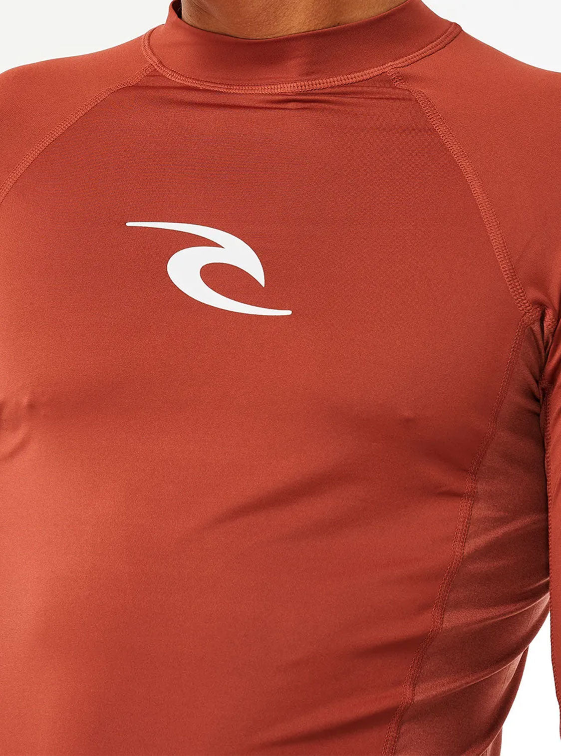 Rip Curl Lycra Waves Upf Perf L/S Red