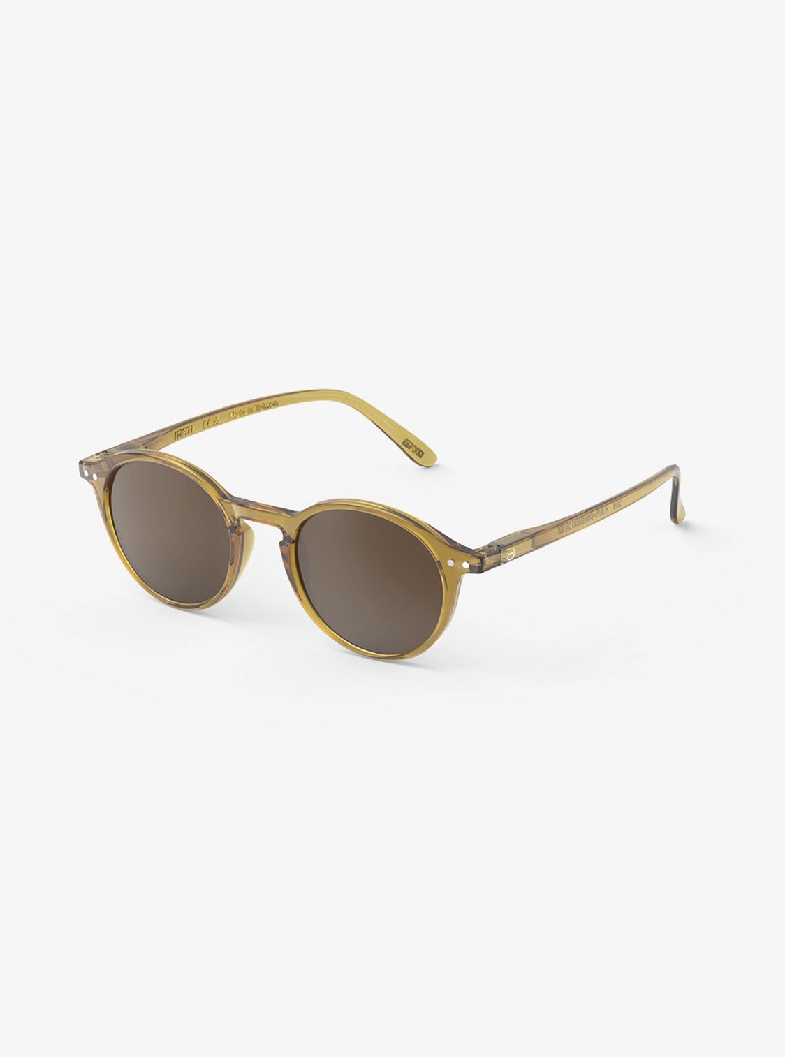 Okulary Przeciwsłoneczne Izipizi The Iconic #D Golden Green