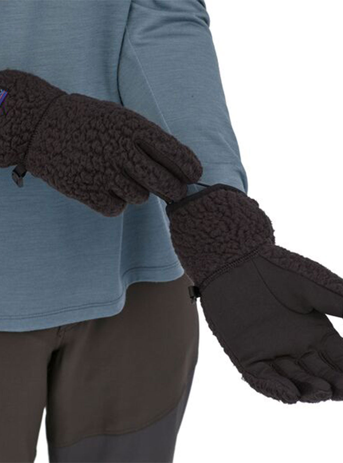 Рукавички з ретро-ворсом