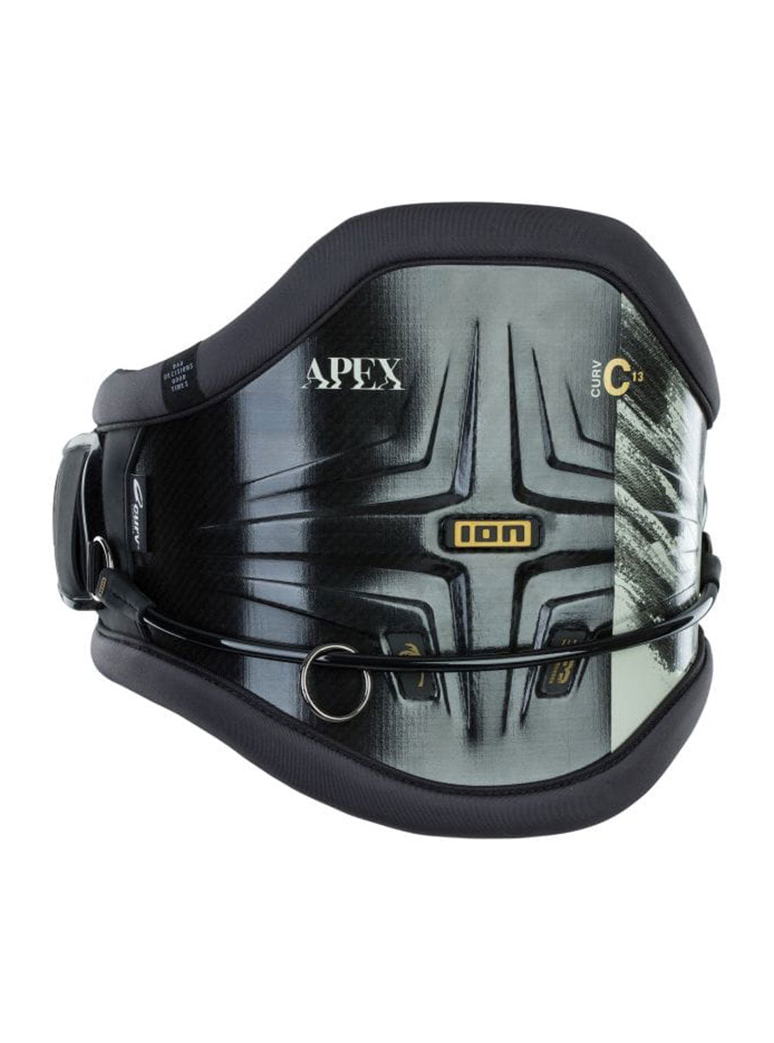 Trapez męski ION Apex Curv 13 Black