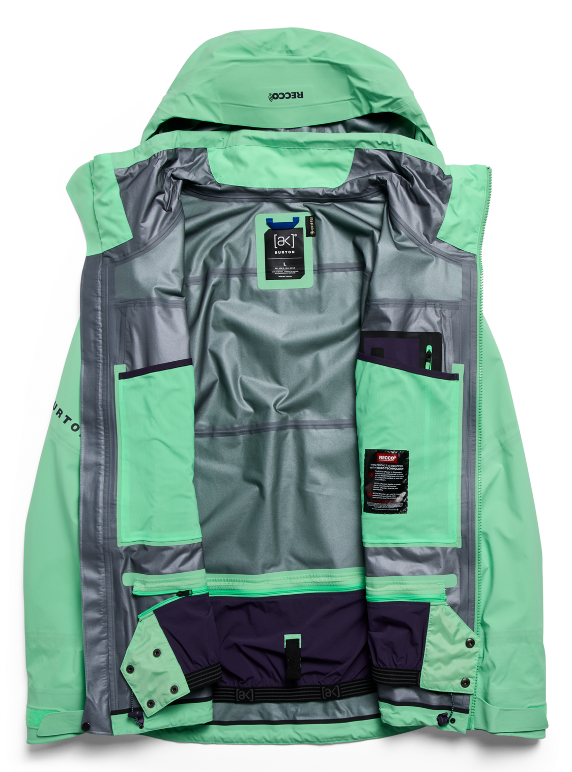 Men's [ak] Hover GORE‑TEX C-Knit 3L Stretch Jacket - Green Voltage