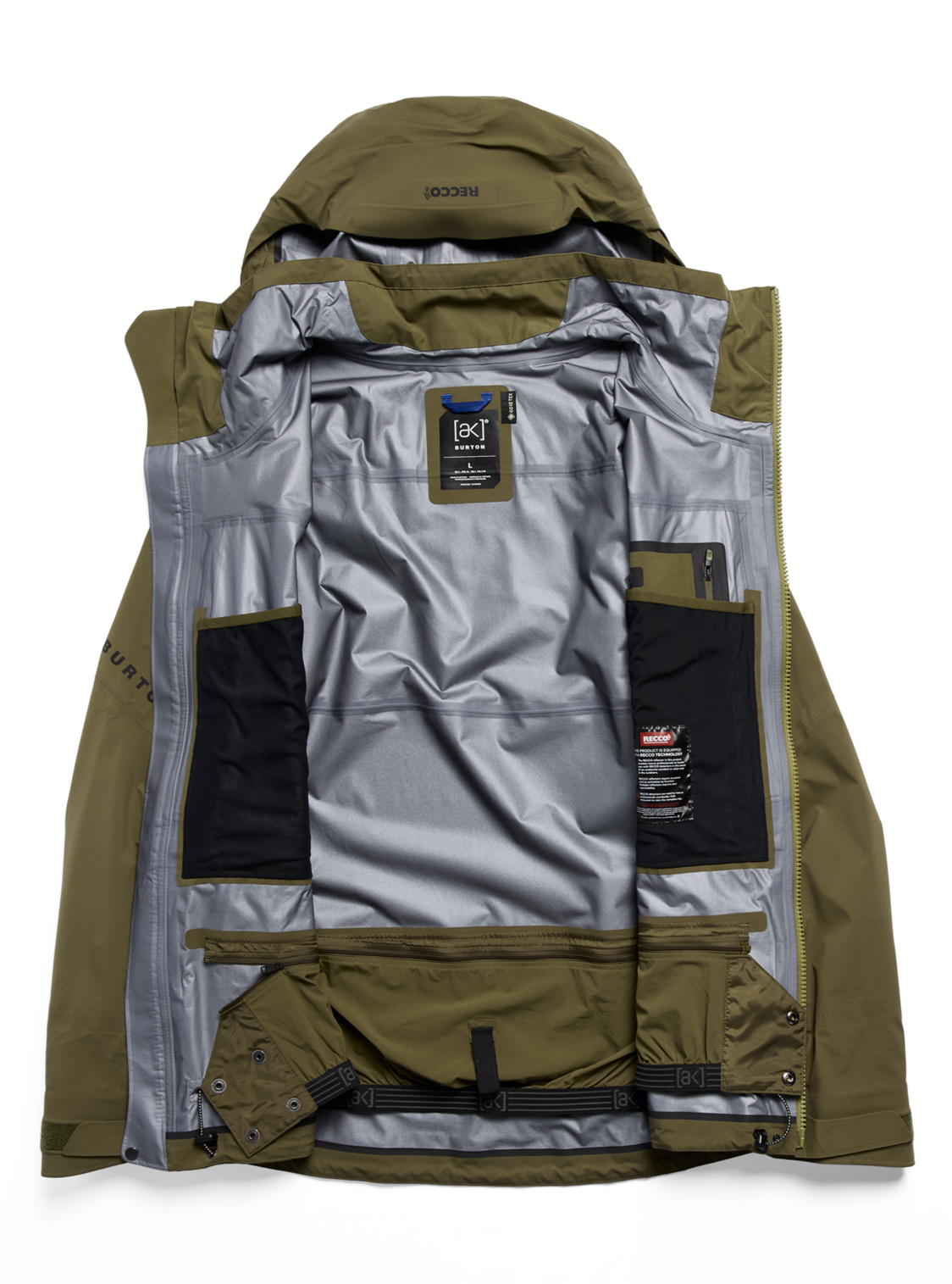 Men's [ak] Hover GORE‑TEX C-Knit 3L Stretch Jacket - Dried Moss