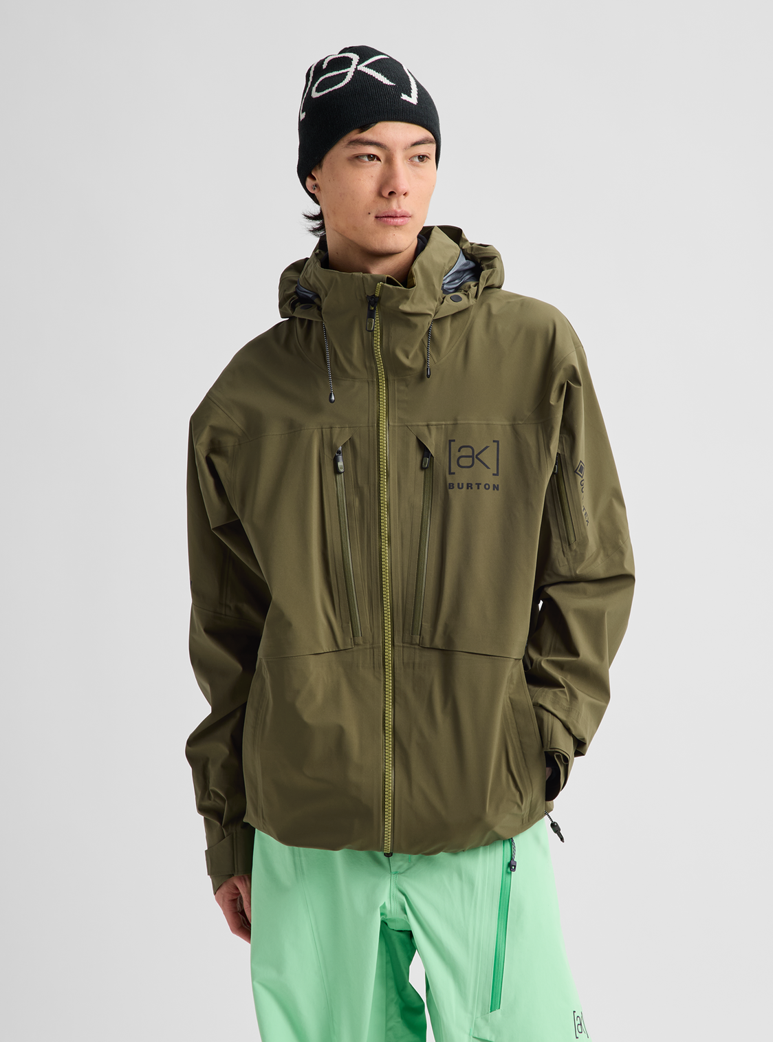 Men's [ak] Hover GORE‑TEX C-Knit 3L Stretch Jacket - Dried Moss