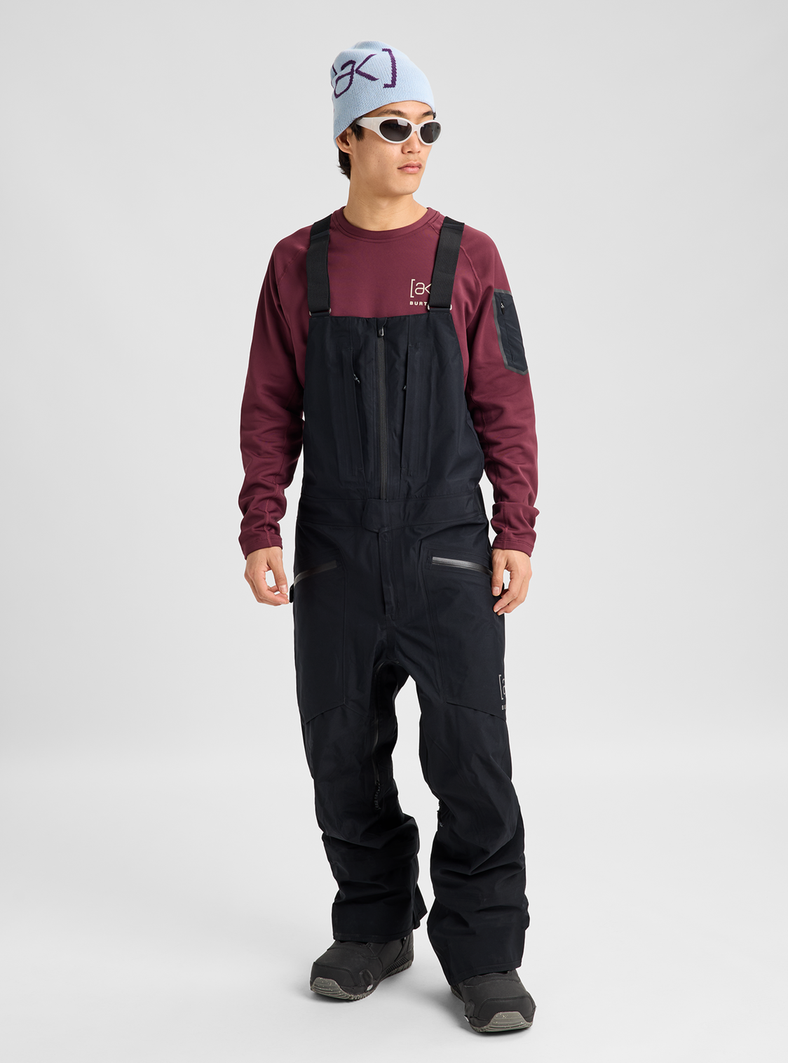 Men's [ak] Freebird GORE‑TEX 3L Stretch Bib Pants - True Black