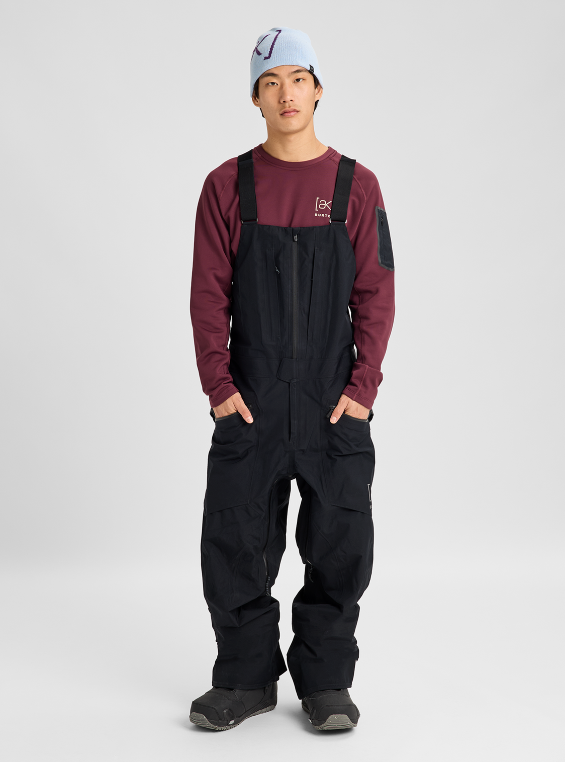 Men's [ak] Freebird GORE‑TEX 3L Stretch Bib Pants - True Black