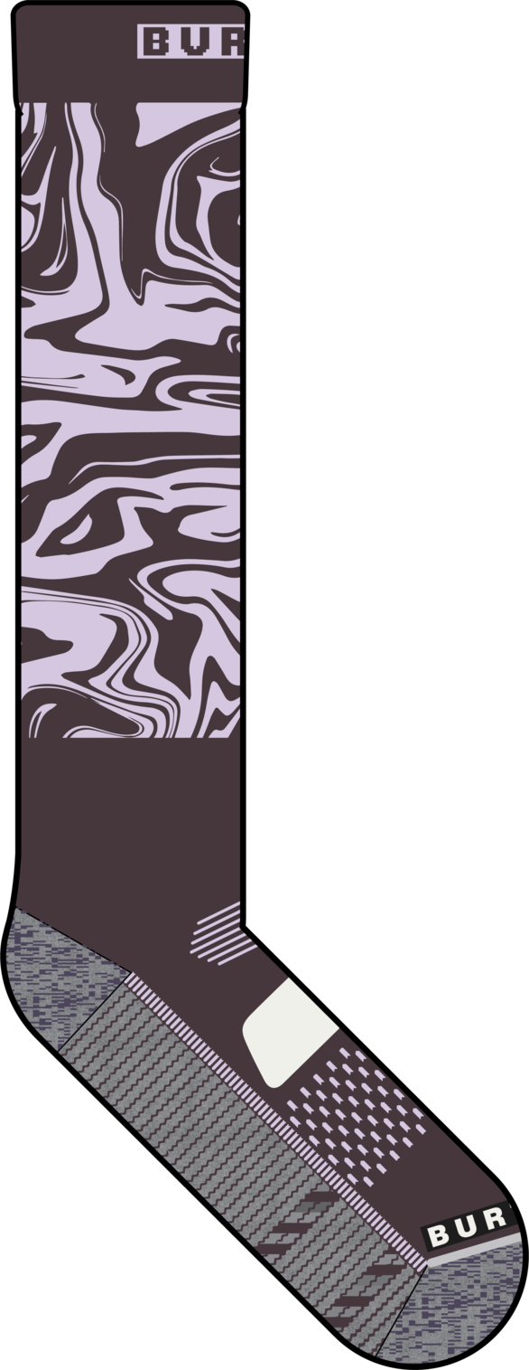 Women's Performance Midweight Socks - Liquid Bear Hug