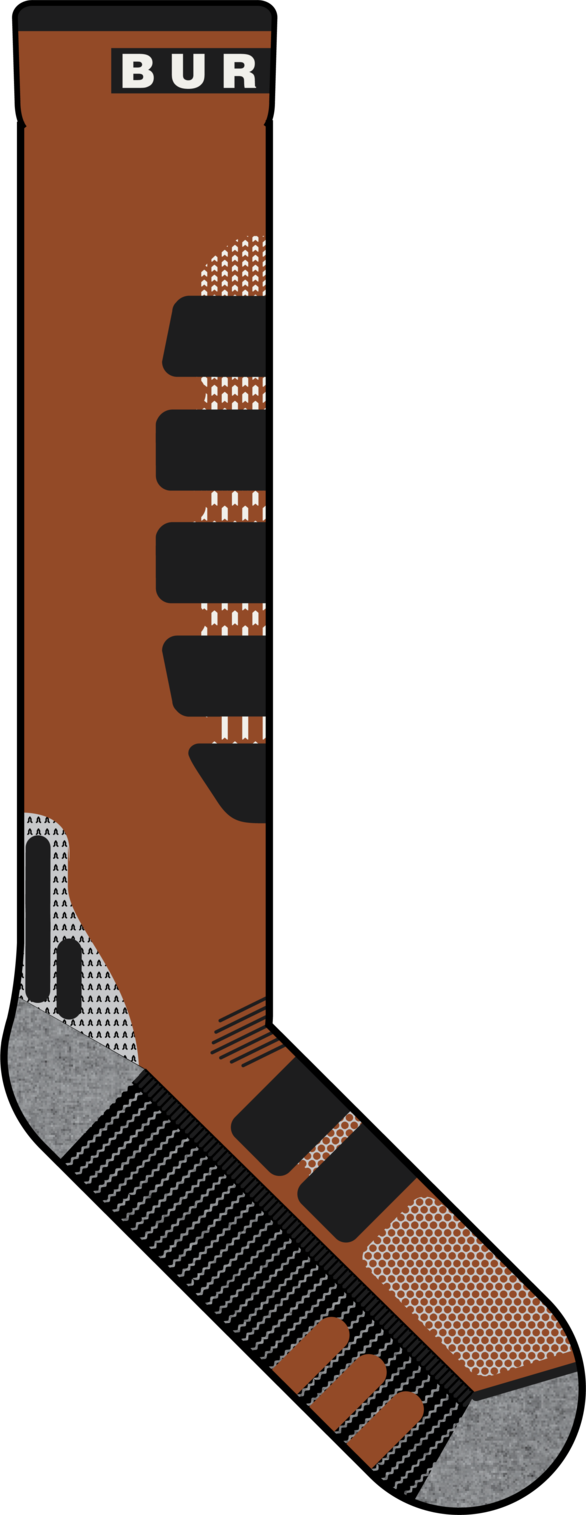 Men's Performance + Lightweight Compression Socks - Spiced Chai