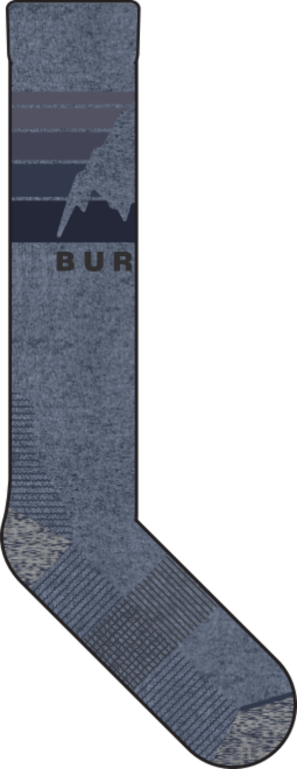 Men's Midweight Emblem Socks - Nightfall