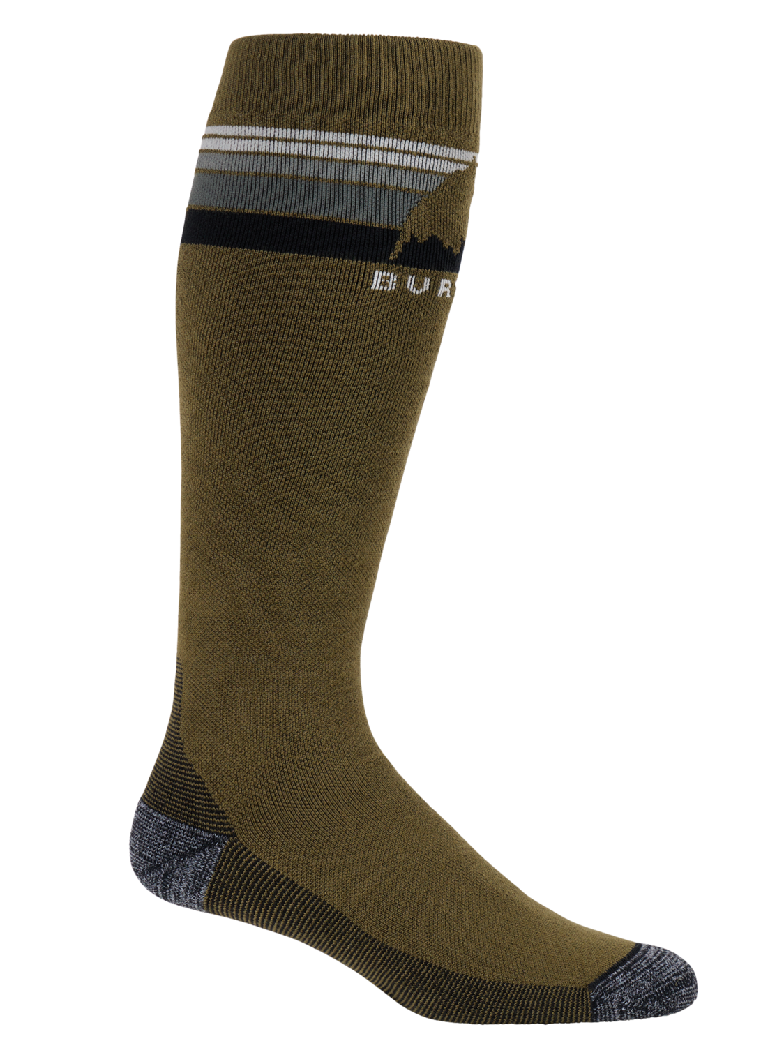 Men's Midweight Emblem Socks - Dried Moss