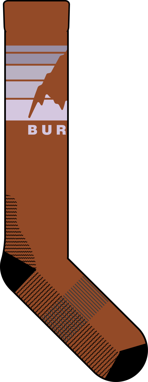 Men's Midweight Emblem Socks - Spiced Chai