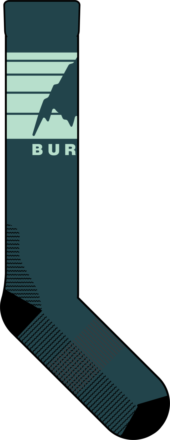 Women's Emblem Midweight Socks - Atlantic Teal
