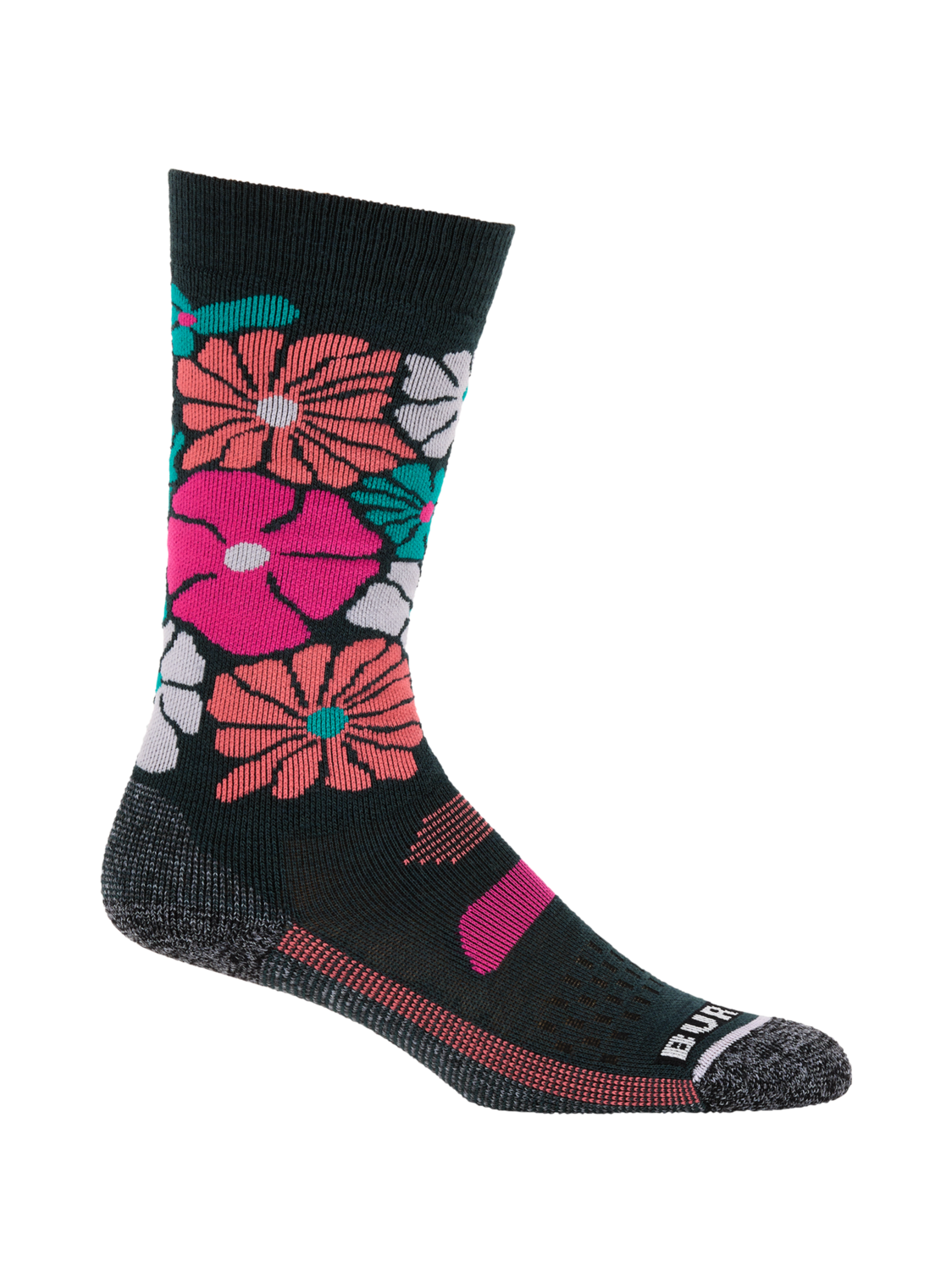 Kids' Performance Midweight Socks - Pop Floral