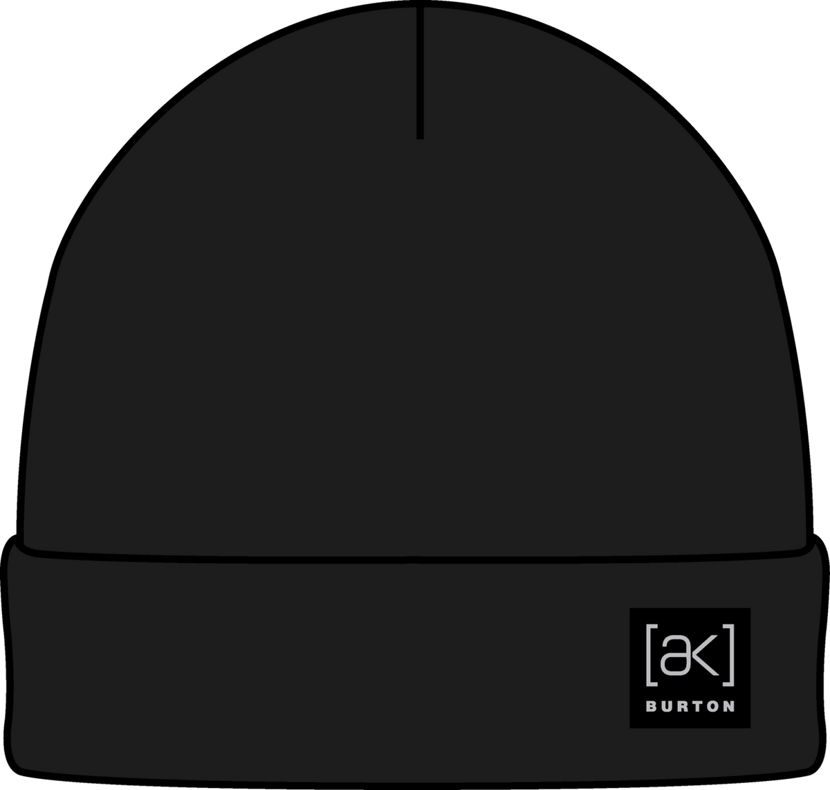 [ak] Stagger Beanie - True Black