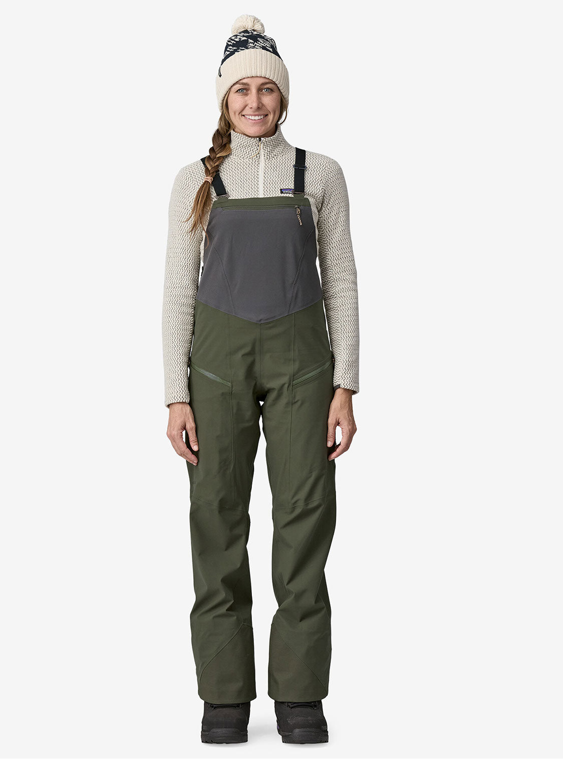 Damskie spodnie Patagonia Snowdrifter Bibs