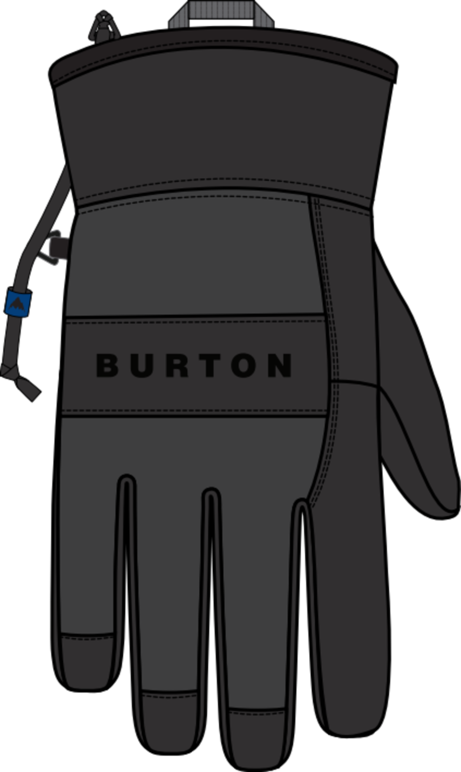 Men's Lifty Leather Gloves - True Black