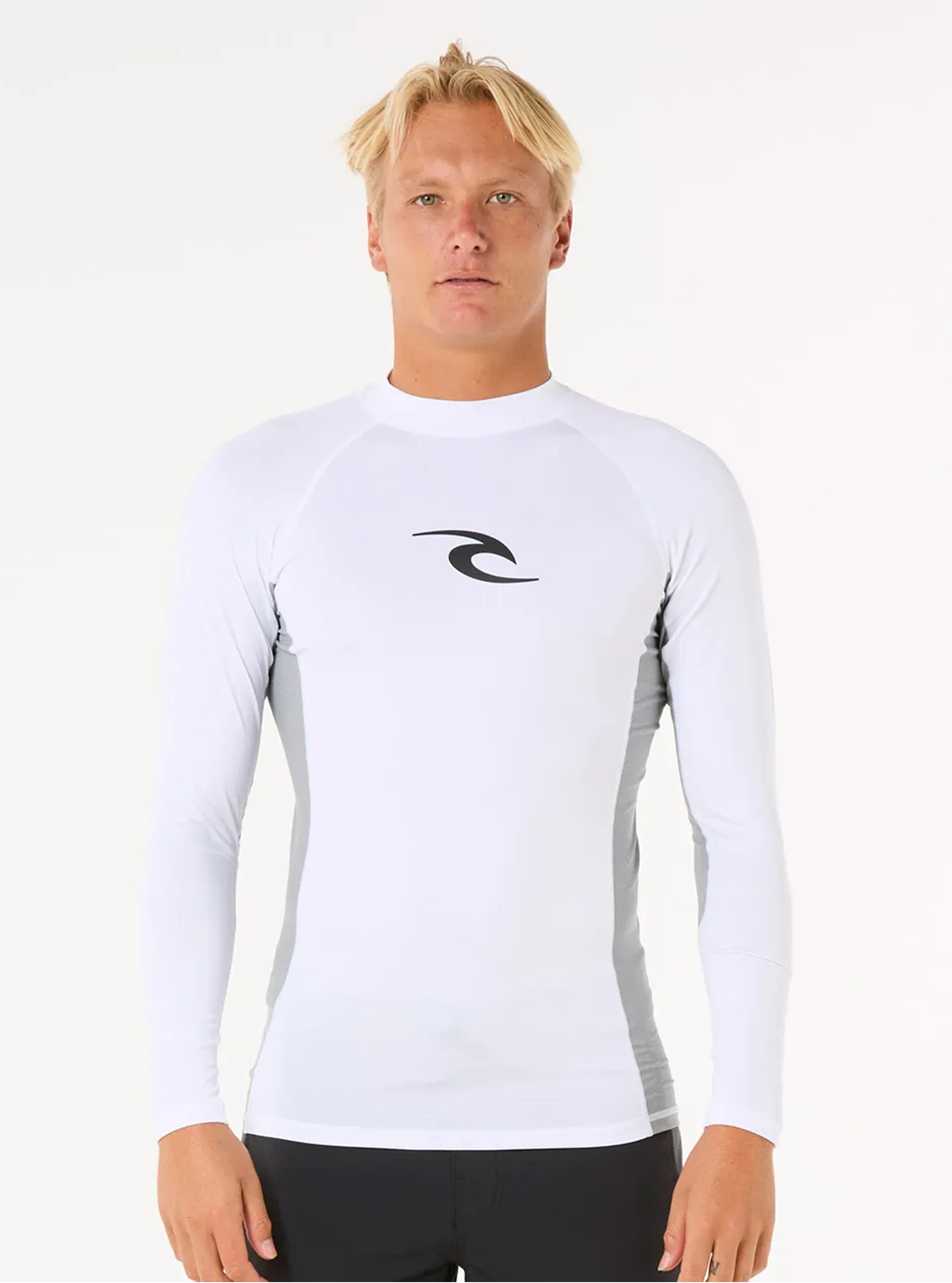 Koszulka do pływania męska RIP CURL RASH VEST WAVES UPF PERF L/S WHITE 