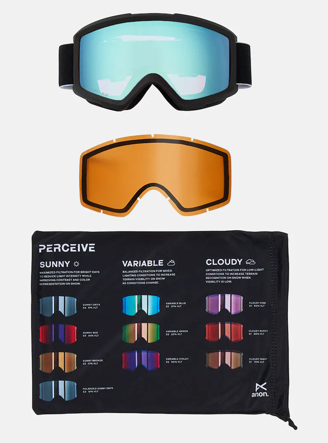 Anon Helix 2.0 Goggles + Bonus Lens