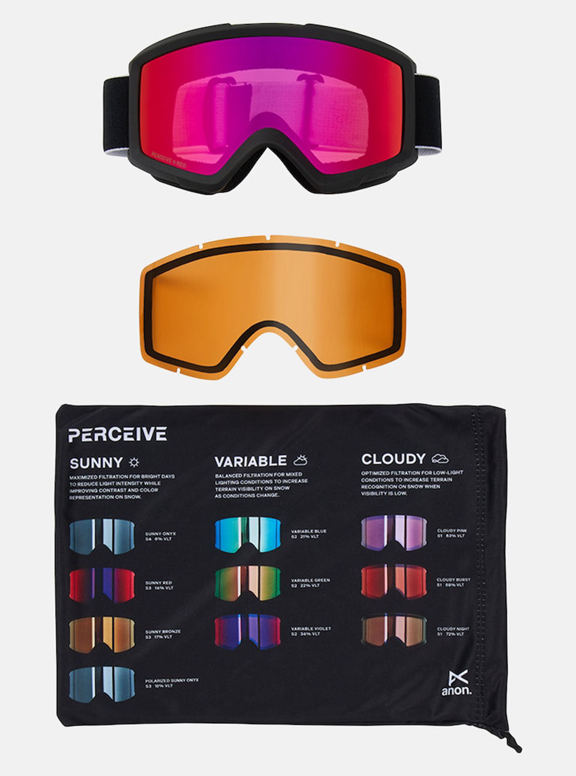 Anon Helix 2.0 Goggles + Bonus Lens