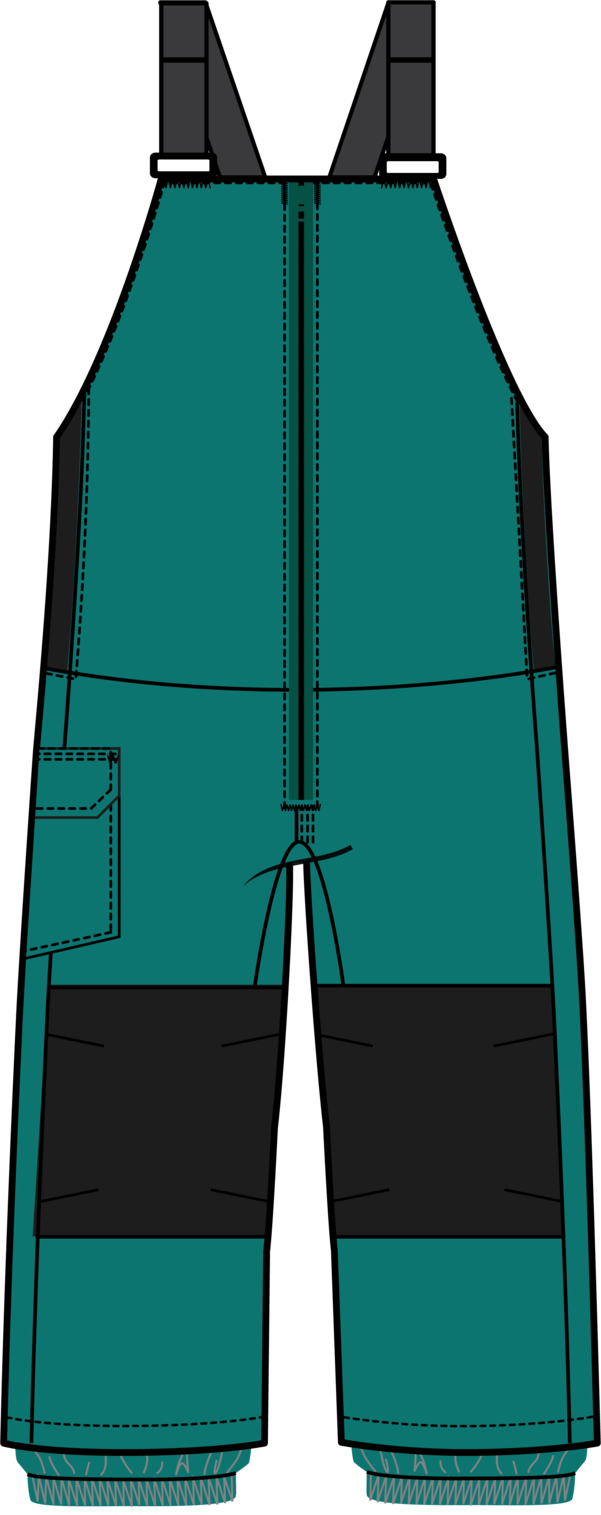 Toddlers' Maven 2L Bib Pants - Pacific Teal