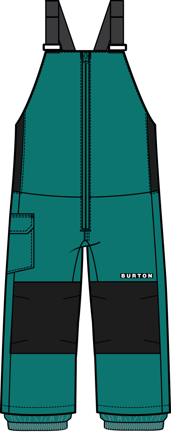 Toddlers' Maven 2L Bib Pants - Pacific Teal
