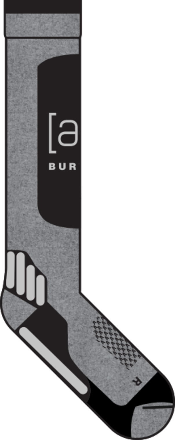 Men's [ak] Endurance Socks - Gray Heather