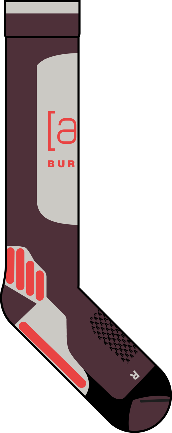 Men's [ak] Endurance Socks - Rum Raisin