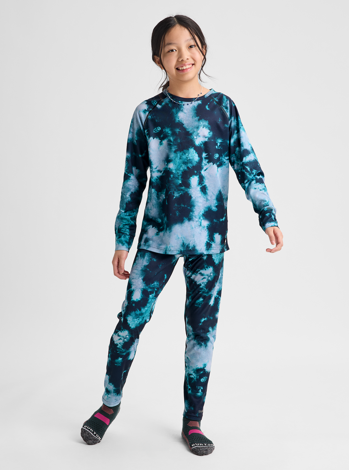 Kids' Lightweight Base Layer Set - Crumple Dye