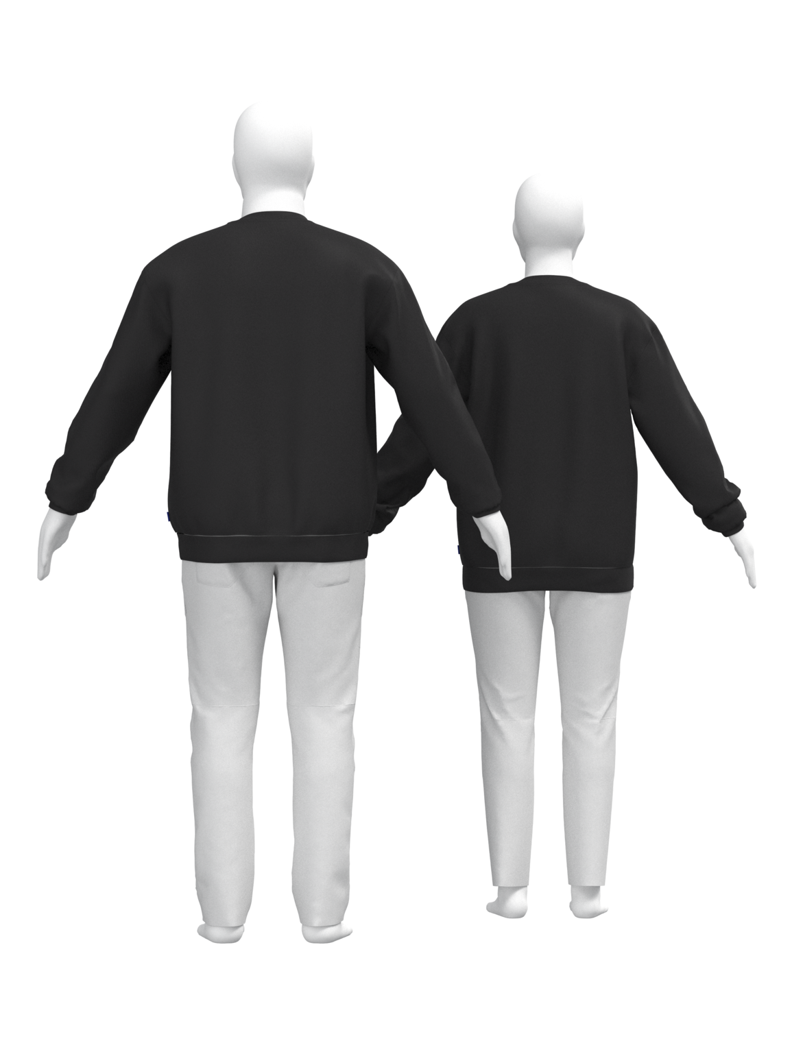 Men's BRTN Crew Sweatshirt - True Black