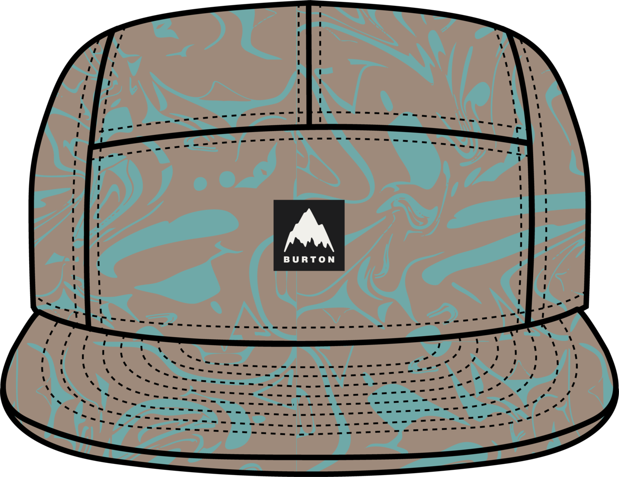 Cordova 5-Panel Hat - Liquid Mineral