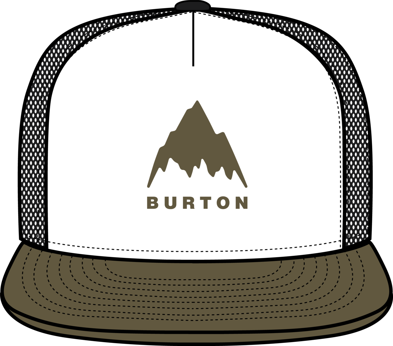I-80 Snapback Trucker Hat - Dried Moss